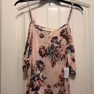 Floral Print Off the Shoulder Blouse